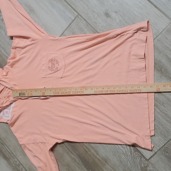 Victoria's Secret Pink Hooded Long Sleeve Top - Picture 8 of 9